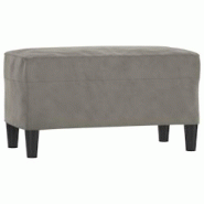 Helloshop26 - Banc banquette 70 x 35 x 41 cm velours gris clair 02_0010524 - 3000579482723 Helloshop26 - Banc banquette 70 x 35 x 41 cm velours gris clair 02_0010524 - 3000579482723