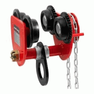 Helloshop26 - Charriot pour palan - 3 000 kg - Largeur de fer : 60-110 mm - Avec chaine atelier outils bricolage 14_0007129 - 3001265999785 Helloshop26 - Charriot pour palan - 3 000 kg - Largeur de fer : 60-110 mm - Avec chaine atelier outils bricolage 14_0007129 - 3001265999785
