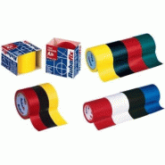 Lot de 12 Ruban adhésif toilé, 19mm x 3m, coloris noir - 3249445708004