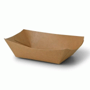 Barquette carton « bateau » pour amuse-bouches 400 ml (carton de 1000 pièces) - beige en carton NOV-DCA06140 Barquette carton « bateau » pour amuse-bouches 400 ml (carton de 1000 pièces) - beige en carton NOV-DCA06140