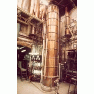 Colonne de distillation pour fabrication de tout alcool