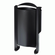 Corbeille sur pied Arkéa 60 L avec ou sans cendrier 3L - acier traité anticorrosion - fabrication française Corbeille sur pied Arkéa 60 L avec ou sans cendrier 3L - acier traité anticorrosion - fabrication française