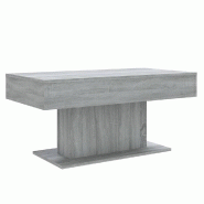 Décoshop26 - Table basse style moderne 96 x 50 x 45 cm bois d'ingénierie gris DEC040170 - gris Bois massif 3000264784231