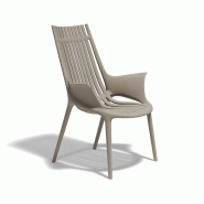 Fauteuil lounge IBIZA - tortora