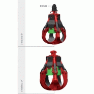 Grappins pour pelles et chargeurs  rvm250 4p à rvm500 5p rozzi