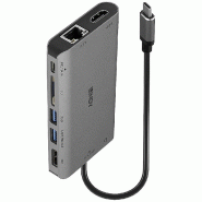 LINDY 43323 USB-C® Mini-Dockingstation Compatible avec marque (stations d'accueil pour notebook) : Universel inte - 4002888433235