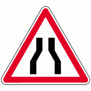Panneau A3 - Chaussée rétrécie