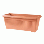 Prosperplast - Pot TERRA 18 L - 60x25,7x23,8 cm, coloris Terre cuite - orange plastique polypropylène ZA3959