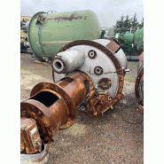 Réacteur inox 316 2000 litres d'occasion avec agitation et demi tige - référence : c6843 Réacteur inox 316 2000 litres d'occasion avec agitation et demi tige - référence : c6843
