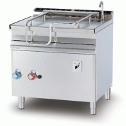 Redcook Brasero automatique à gaz avec réservoir en acier inoxydable 50 LT. Structure en acier inoxydable. Dimensions 80x70,5 h90 cm. Modèle BRM50-