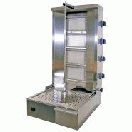 Roller Grill machine à kebab gaz grand modèle KG 80 - gris inox KG 80