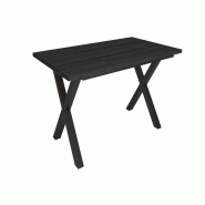 SKRAUT HOME Table à manger, 167x90x74 cm, Pour 8 personnes, Meubles de Salon, Noir - noir Bois manufacturé 541_6