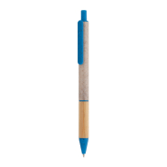 Stylo bille écologique - paille de blé et grip en bambou - encre bleue Stylo bille écologique - paille de blé et grip en bambou - encre bleue