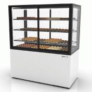 Vitrine réfrigérée INTEGRA humidité contrôlée sur base - 1200 mm - 4 niveaux - H1400 mm - IN120/80-140H | Sayl Barcelona -