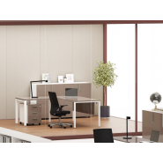 Bureau d'angle opératif administratif I POP - Gamme complète avec finitions de qualité et options évolutives_1