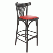Chaise haute de restaurant New Orleans Hêtre noir Valero