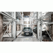 Parking semi-automatisé compact jusqu'à 22 véhicules - Crossparker 558