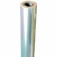 Film polypropylène transparent neutre 35µ - L.100cm x rouleau de 120m - résistant aux déchirures et à l'humidité