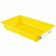 GASTROLAND Bac plat HACCP GILAC 3 Litres - Jaune - jaune 3701666010224