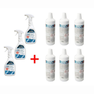 Lot solutions hydroalcoolique idos medispray 3x750 ml + 6 litres - ecojet lomedi2 Lot solutions hydroalcoolique idos medispray 3x750 ml + 6 litres - ecojet lomedi2