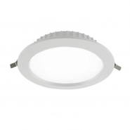 Luminaire encastré au plafond calypso ip44 push led smd 25w 4000k blanc