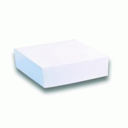 Packnwood FHC - 50Pcs - Boîte pâtissière carton blanche - 180x180x100mm - blanc en carton 209BP1810 Packnwood FHC - 50Pcs - Boîte pâtissière carton blanche - 180x180x100mm - blanc en carton 209BP1810