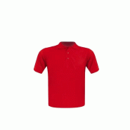 Polo Rouge Manches Courtes - M - M rouge textile 3760394097143