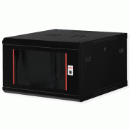 ROLINE 19" Boîtier mural Basic Plus 6U, 600x600 LxP noir ROLINE 19" Boîtier mural Basic Plus 6U, 600x600 LxP noir