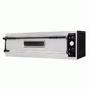 Sammic PO-6W four à pizza 1 chambre, 6 pizzas Ø32 cm, thermostats 50-450°C, pierre réfractaire en cordiérite, 7200 W, 400V 50-60Hz 3N - gris inox