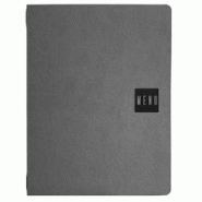 Set 12 porte-menu A4 Stil Casa, polyuréthane, 24,3x31,6 cm, 3 enveloppes plastiques, élastique, gris. - PM2C-GRD-MN-SN Set 12 porte-menu A4 Stil Casa, polyuréthane, 24,3x31,6 cm, 3 enveloppes plastiques, élastique, gris. - PM2C-GRD-MN-SN