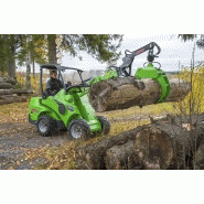 Travaux forestières  grappin à bois avec rotator référence a37456 - avant tecno