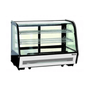 Vitrine réfrigérée à affichage numérique et portes coulissantes, pour les professionnels de chr, traiteurs, boulangeries, pâtisseries et chocolateries - deli cool iii, 160l  réf. 700203g bartscher