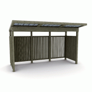 Abri voyageurs bois 3900