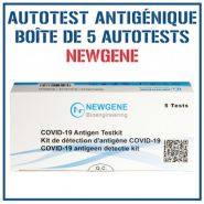 Autotest en boite de 5 pièces marque newgene