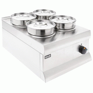 Bain-marie Silverlink 600 BS4 - 450 x 600 x 325 mm - LINCAT - 0615402113687 Bain-marie Silverlink 600 BS4 - 450 x 600 x 325 mm - LINCAT - 0615402113687