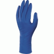 Boite de 50 gants jetables latex non poudré - longueur 30 cm - v1383