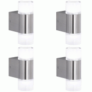 Décoshop26 - Lot de 4 appliques led trio rl181 applique spot avec ampoules 04_0007508 - 3000262163250