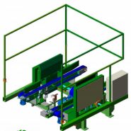 Empileur - imbriqueur machines pour palettes - platon - poids : 1093 kg