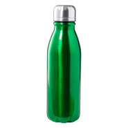 Gourde en aluminium - forme bouteille - 550 ml - couleur verte - poids léger 88 g Gourde en aluminium - forme bouteille - 550 ml - couleur verte - poids léger 88 g