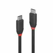 LINDY 1.5m USB 3.1 Type C Cable 3A Black Line