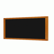 METRO PROFESSIONAL Tableau à craies MPCB02, 40 x 60 cm, revêtement en mélamine, noir/brun - multicolore Bois massif MPCB02