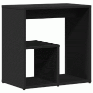 Table d'appoint Noir 50x30x50 cm Bois d'ingénierie Modèle Atlas Master Classique - 8721012494596