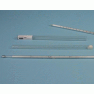 Thermomètre échelle int. Liquide rouge, -10/200, avec certificat de lot - Ref.: KJD014 Thermomètre échelle int. Liquide rouge, -10/200, avec certificat de lot - Ref.: KJD014
