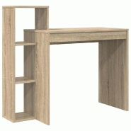 VidaXL Bureau Chêne Sonoma 100 x 40 x 90 cm Bois d'ingénierie Modèle Vega ProDesk Élégance - 869316_0