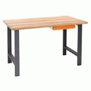 Établi d'Atelier 1,5M Fischer Darex Plateau Bois - 1 tiroir Établi d'Atelier 1,5M Fischer Darex Plateau Bois - 1 tiroir