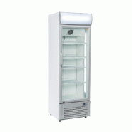 Armoire à boissons blanche 1 porte 350 L - avec canopy bombé | Coolhead - DC350C