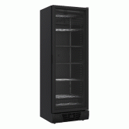 Armoire congélateur professionnel une porte vitrée noir 382 litres - P7464.0064