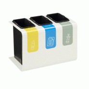 Borne de Tri Design - Longueur 518/650 mm, Largeur 332/367 mm, Hauteur 355/455 mm, Matières recyclables_0