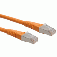 Cordon Cat.6 (Classe E) F/UTP AWG26, orange, 3 m_0