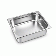 ECOLOMIQUE - 6 Pcs - Bac GN inox 1/2 325x265mm H65mm - argenté inox 294GNSS1265